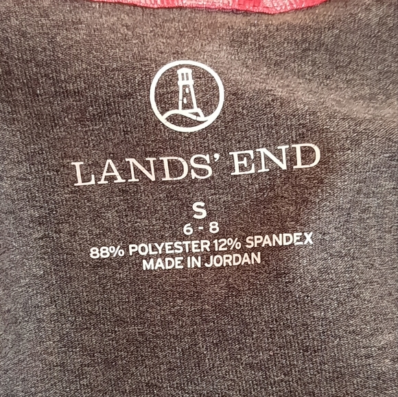 Lands End Zip-Up Lightweight Hooded Jacket/Sweatshirt size Small (6-8) - Picture 6 of 15